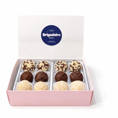 Brigadeiro Bakery: Brigadeiros, 1 x $30.00
Brazil's iconic treat: the most indulgent soft truffles. Choose from a variety of flavors and box sizes.
