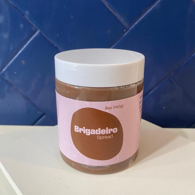 Brigadeiro Bakery: Chocolate Brigadeiro Jar, 1 x $16.00
Spreadable Chocolate Brigadeiro.
It's great for cakes, waffles, dipping, adding to your milk and just straight from the jar.

Ingredients

Chocolate Brigadeiro: milk, sugar, chocolate powder, 58% dark chocolate, butter, milk, corn starch.

Shelf life: 30 days refrigerated