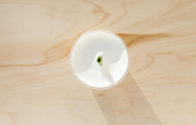 Manousheh: Labneh side, 1 x $2.00
