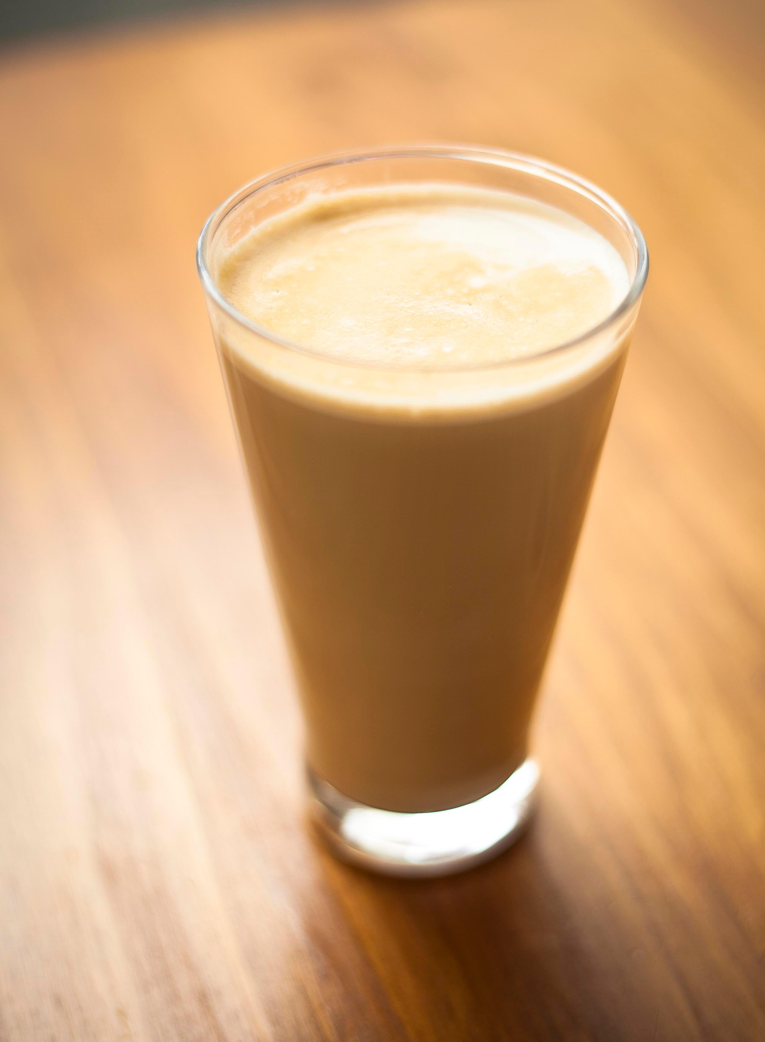 Zinneken's Belgian waffles Harvard square: Cafe au Lait (Latte), 1 x $4.30
Double shot of espresso with steamed milk. This blend is composed of the finest Arabicas from Central and South America, such as Costa Rica and Colombia and selected Robusta from Asia. The coffee beans are processed according to traditional methods to preserve their malted and fruity profiles.