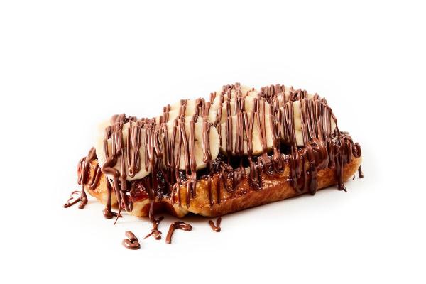 Zinneken's Belgian waffles Harvard square: #03 The Sin, 2 x $8.40
Sinful waffle topped with Nutella and Banana