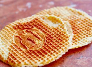 Aux Merveilleux de Fred - West Village: Single Waffle - Brown Sugar & Rum, 1 x $3.30
