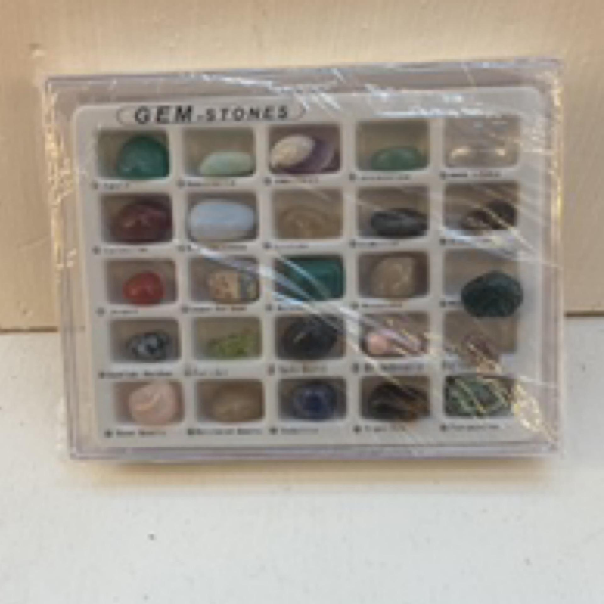RAW SPIRIT NYC CRYSTALS INC: Mini gemstone set, 1 x $25.00