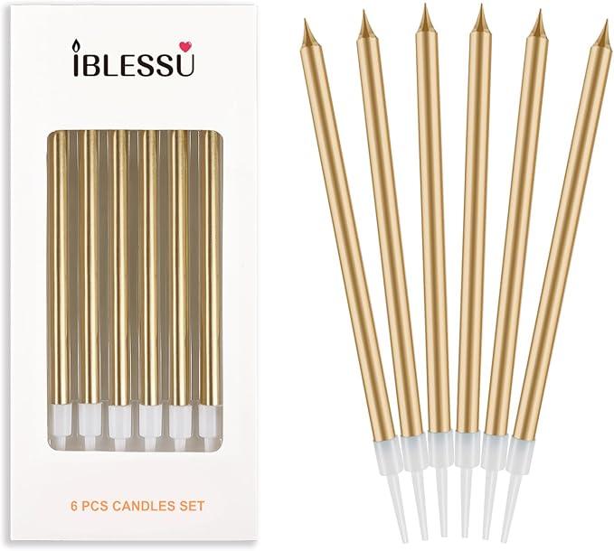 Aux Merveilleux de Fred - Midtown: Cake Candles, 1 x $4.00
Pack of 6 golden Candles