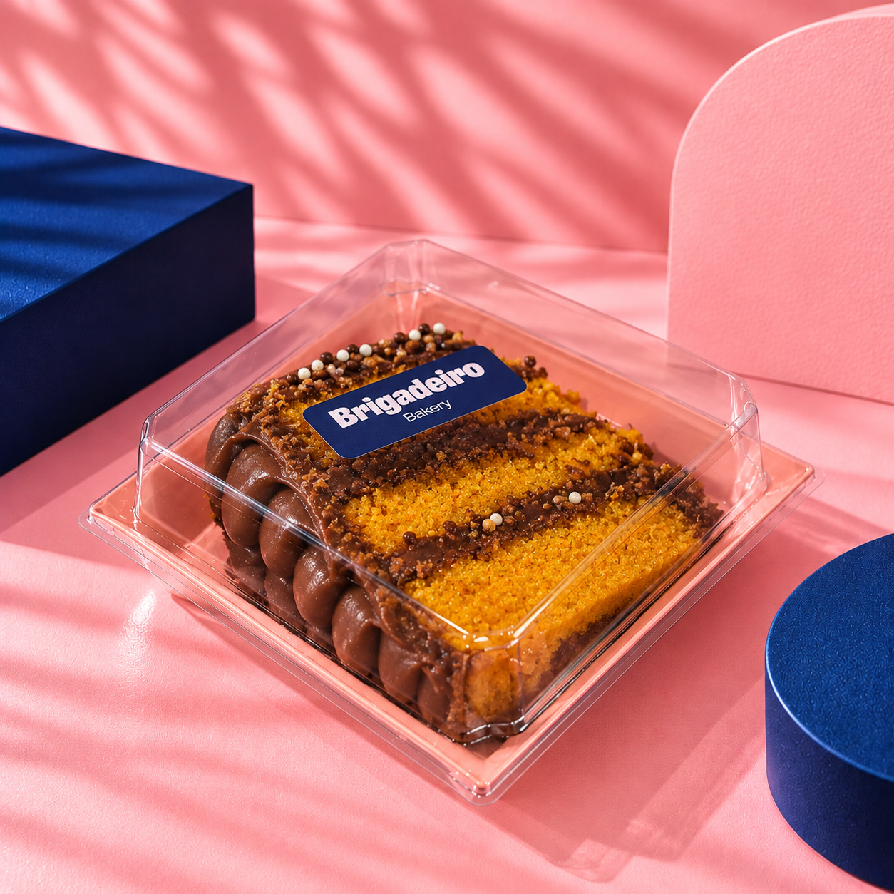 Brigadeiro Bakery: Cake slice, 1 x $12.00
Chocolate Cake Slice - Super moist chocolate cake, creamy chocolate Brigadeiro frosting, chocolate sprinkles.

Shelf Life: 7 days refrigerated