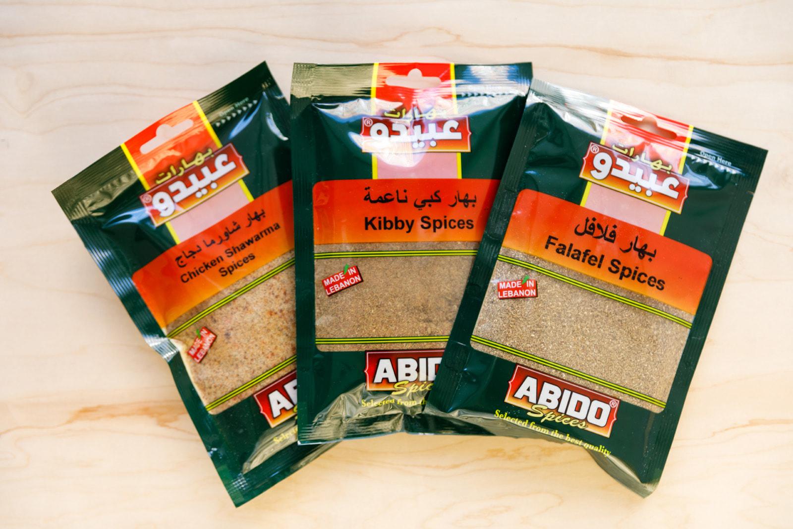 Manousheh: Herbs & Spice jars, 1 x $8.00