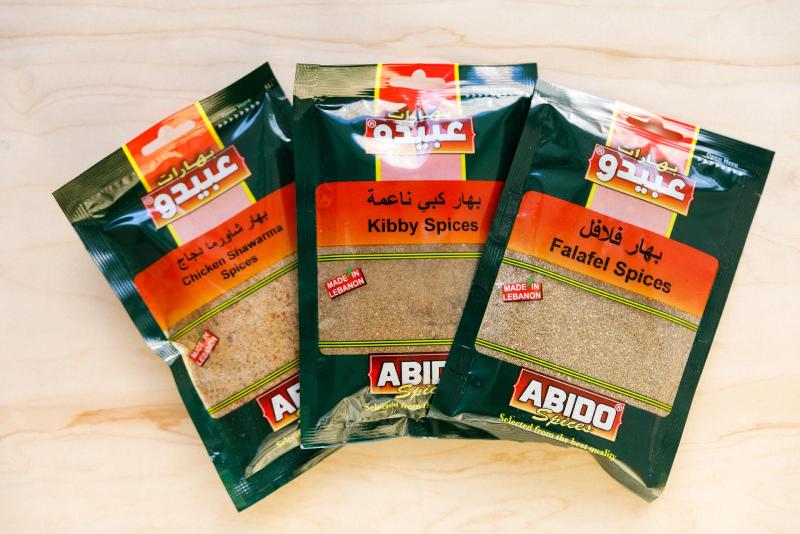 Manousheh: Herbs & Spice jars, 1 x $8.00
