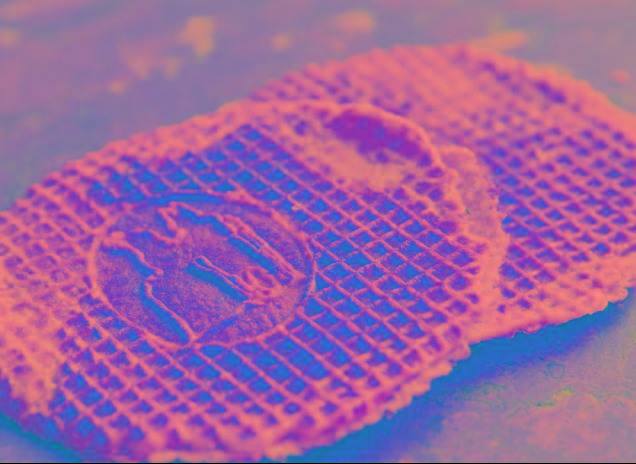 Aux Merveilleux de Fred - West Village: Single Waffle - Pistachio, 1 x $3.30