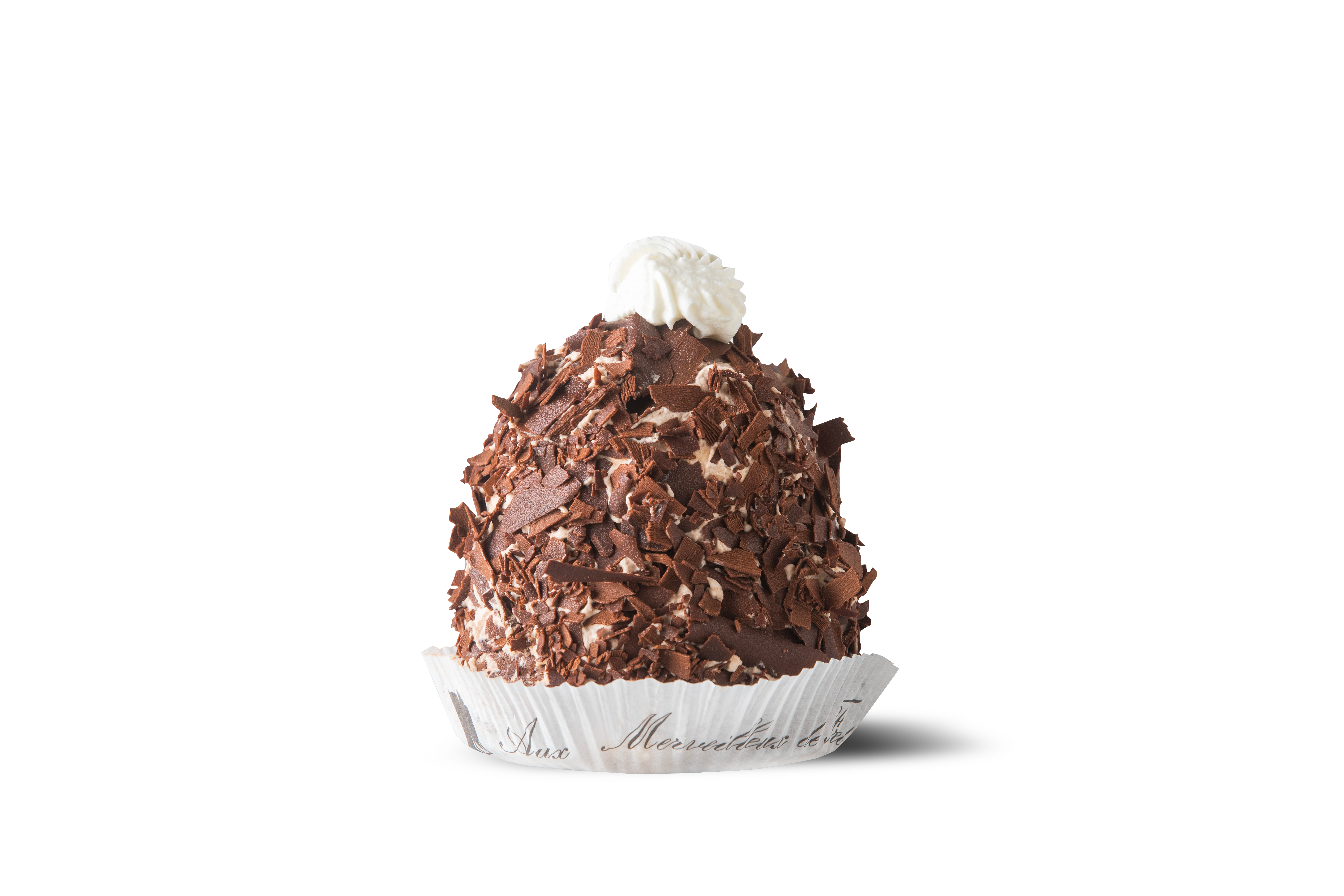 Aux Merveilleux de Fred - Midtown: Individual Merveilleux, 3 x $7.40
Meringue, chocolate whipped cream coated with shavings of dark chocolate.