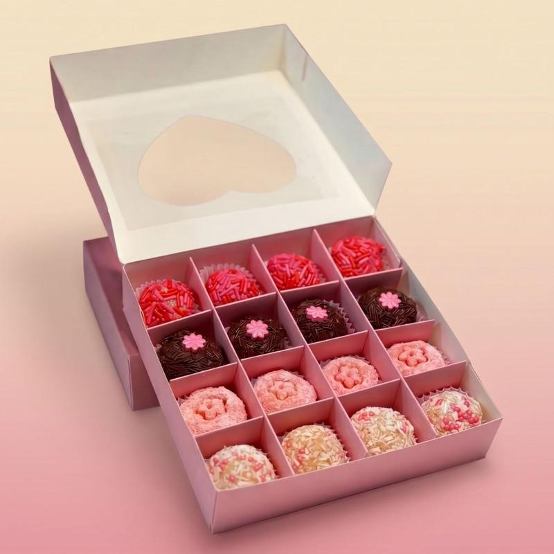Brigadeiro Bakery: Mother's Day Brigadeiro Gift Box, 1 x $80.00
Honor Mom with a luxurious box of handcrafted Brazilian brigadeiros — rich, melt-in-your-mouth confections made with love, tradition, and a touch of elegance, just for her.
This limited-edition Mother's Day gift box features four exquisite flavors, thoughtfully curated for the occasion:
🍫 Classic Chocolate Brigadeiro – The timeless favorite. Deep, fudgy, and irresistibly decadent.
🥥 Coconut Brigadeiro – Smooth and tropical, lovingly rolled in delicate shredded coconut.
🍮 Milk Brigadeiro – Velvety and delicate, a creamy indulgence that melts effortlessly on the palate.
🌹 Rose Water Brigadeiro – Floral, refined, and utterly romantic — a flavor as beautiful as she is.
Each brigadeiro is individually decorated with care, making this box as stunning to look at as it is to taste. Whether you're celebrating Mom, Grandma, or any woman who deserves to feel cherished, this is the gift that says it all — no words needed.
Available in 16-piece and 32-piece boxes.


🌸 Available for a limited time only. Order now — because she deserves every single bite.