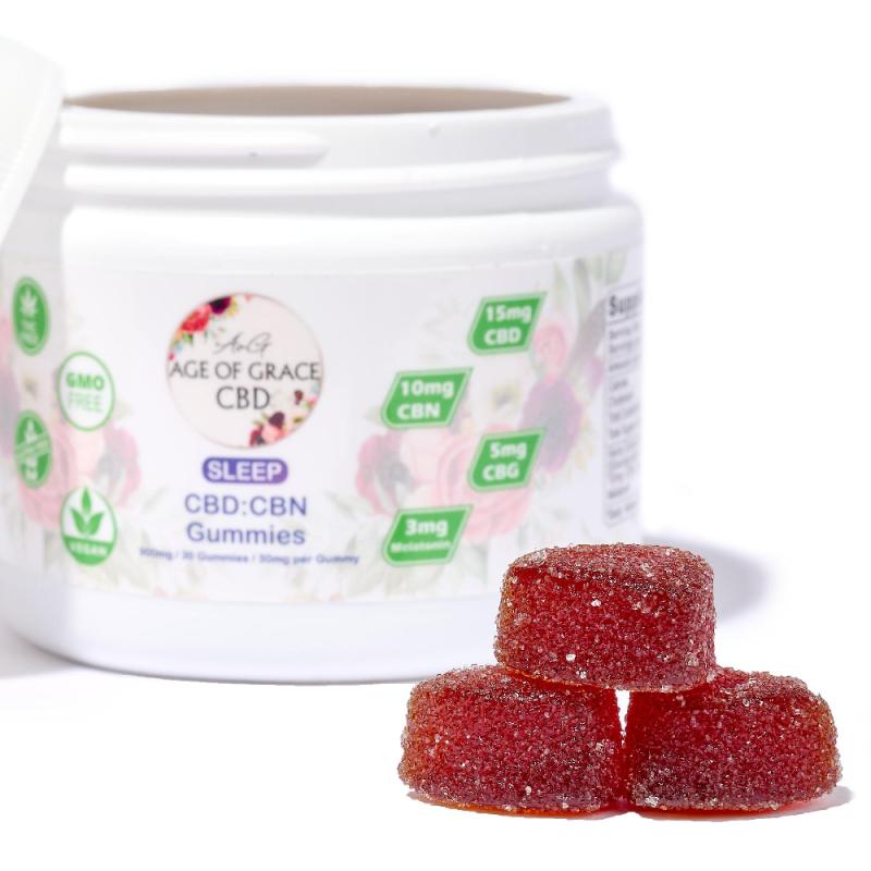 Age of Grace: CBD:CBN Sleep Gummies, 2 x $40.00
Our CBD:CBN Sleep Gummies are carefully formulated to help you wind down, fall asleep faster, and stay asleep longer — without the next-day fog. Each gummy delivers 30 mg of cannabinoids, combining CBD and CBN, two powerful, non-intoxicating compounds known to support healthy sleep cycles.
This 900 mg bottle contains 30 gummies, each made with all-natural, vegan ingredients and zero THC, so you can rest peacefully and wake up refreshed. Ideal for those with occasional or chronic sleep issues, travel-related insomnia, or stress-related restlessness.
✅ Key Benefits:
Promotes Restful Sleep: Combines CBD + CBN for powerful, non-drowsy nighttime support
Effective Dosing: 30 mg of cannabinoids per gummy (900mg total) for consistent results
Clean Formula: THC-free, vegan, non-GMO, and made with natural fruit flavors
Wake Refreshed: Helps you stay asleep without morning grogginess
Trusted Quality: Third-party tested for safety, purity, and potency
Contains 30 Gummies
15 mg CBD
10 mg CBN
5 mg CBG
3 mg Melatonin
Note:
Subscriptions are scheduled for the first of the month regardless of when the first order is placed.