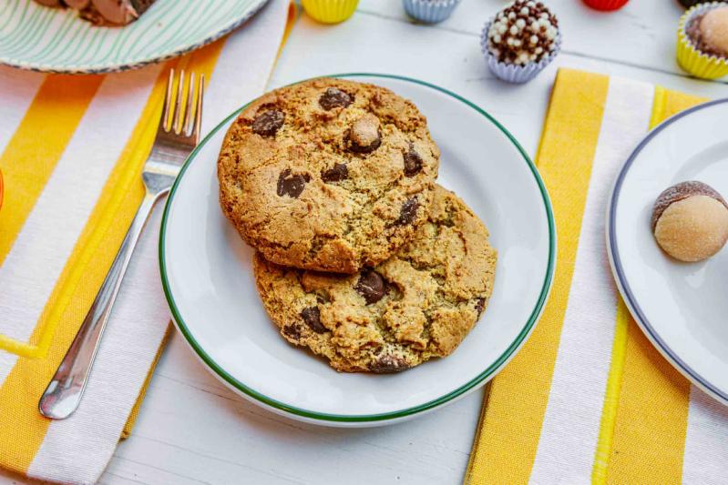 Brigadeiro Bakery: GF Chocolate Chip Cookie, 1 x $5.50
Gluten Free Chocolate Chip Cookie