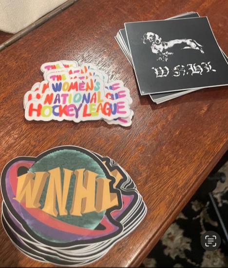 Andie's Eats: WNHL Stickers, 1 x $1.00
