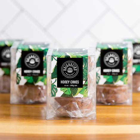 Brigadeiro Bakery: Honey Cake , 1 x $21.00
Hearty honey & spices cake filled with dulce de leche and dipped in milk chocolate.

Honey Cake Single
Honey Cake Trio

Ingredients:

Flour, sugar, honey, milk, oil, cinnamon, cloves, milk chocolate (38%), corn starch, butter

Shelf life: 30 days refrigerated