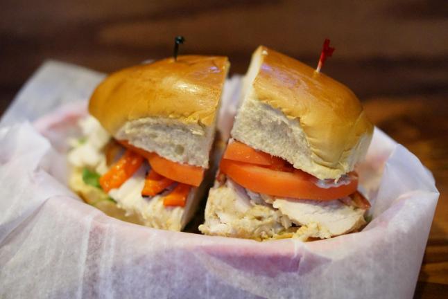 Lobstah On A Roll: Harvard Yard Bird, 1 x $15.90
Indulge in the Harvard Yard Bird, a culinary masterpiece featuring premium chicken breast, savory bacon, crisp lettuce, and zesty pesto aioli, all coming together to create a unique flavor explosion. Elevate your meals with this versatile dish that promises to satisfy your taste buds and impress your guests!