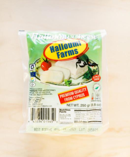 Manousheh: Halloum cheese, 1 x $10.00
