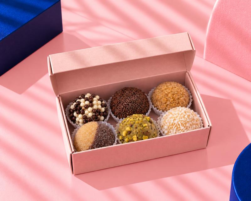Brigadeiro Bakery: 6 Brigadeiros Box , 1 x $18.99
