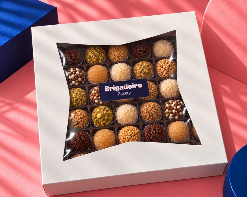 Brigadeiro Bakery: Brigadeiros, 1 x $65.00
Brazil's iconic treat: the most indulgent soft truffles. Choose from a variety of flavors and box sizes.
