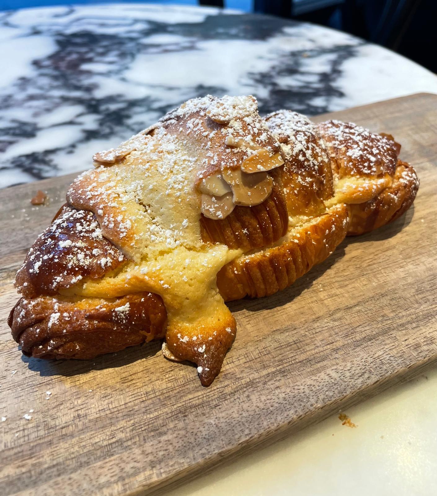 Aux Merveilleux de Fred - Midtown: Almond Croissant, 2 x $5.40