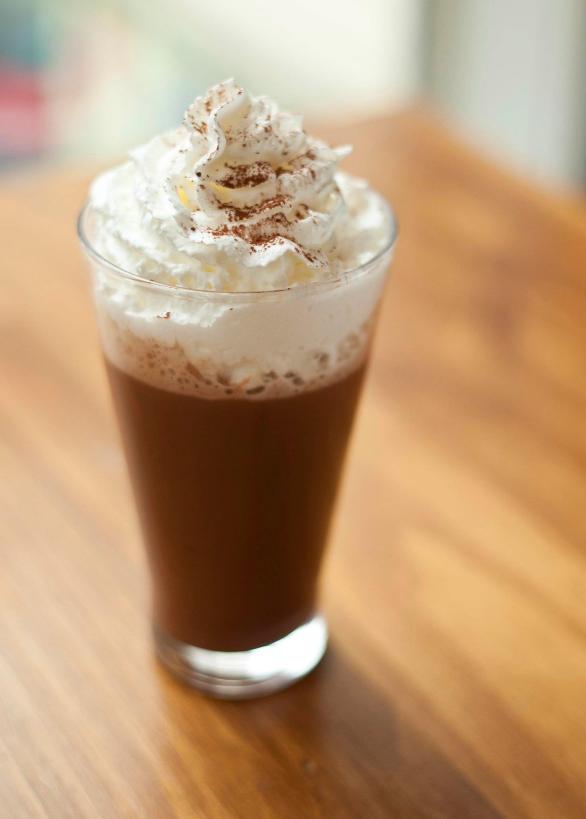 Zinneken's Belgian waffles Harvard square: Hot Chocolate, 2 x $4.50
Made with the finest Belgian cocoa.
