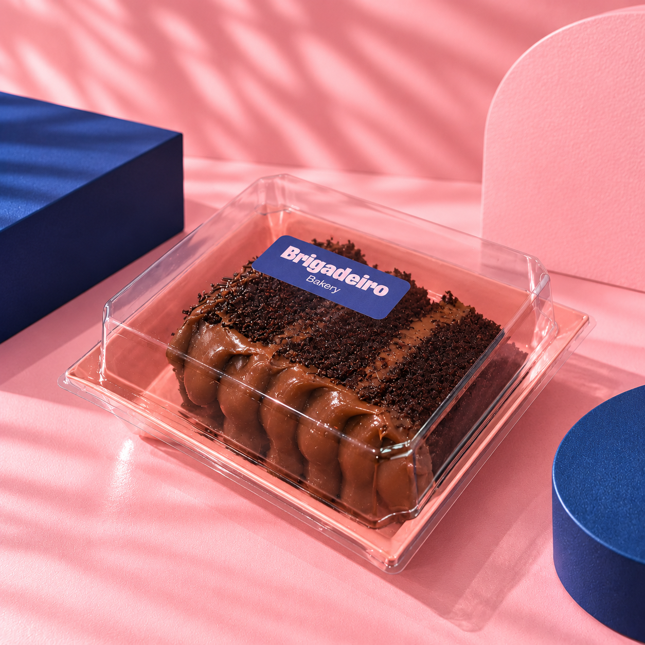 Brigadeiro Bakery: Cake slice, 1 x $12.00
Chocolate Cake Slice - Super moist chocolate cake, creamy chocolate Brigadeiro frosting, chocolate sprinkles.

Shelf Life: 7 days refrigerated