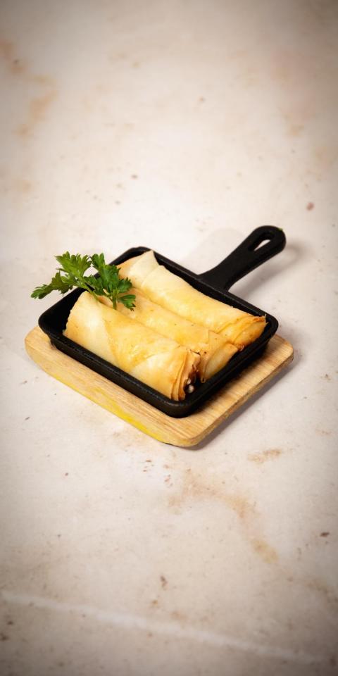 SALMA EAST VILLAGE: Cheese Rolls, 1 x $12.00
3 puff pastry sheets filled with cheese