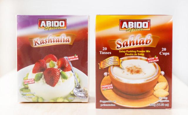 Manousheh: Sahlab/Kashtallieh/Moghly Box, 1 x $8.00
