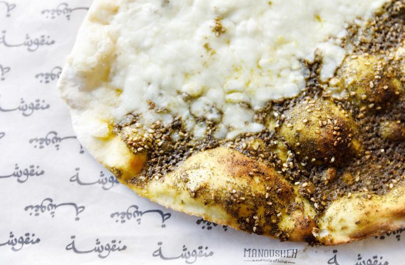 Manousheh: Cocktail Extra toasted, 1 x $9.00
half ‘zaatar’, half ‘jibneh’ - get both in every bite