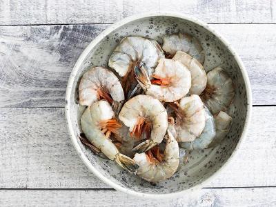 GFB: Wild Caught White Gulf Shrimp, 1 x $8.50
Peeled & deveined 21/25. Individually quick frozen.