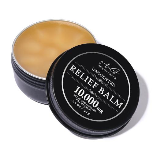 Age of Grace: 10,000 mg CBD Balm (20% Concentration), Unscented, 1 x $125.00
Looking for powerful topical relief from chronic pain, muscle aches, or inflammation?
Our High-Potency 10,000 mg CBD Balm is formulated to deliver maximum strength, fast-absorbing relief exactly where you need it. Infused with full-spectrum CBD, this balm works to ease discomfort and support recovery.

🌿 Benefits:
Targets sore muscles, joint pain, inflammation & arthritis
Extra-strength 10,000 mg CBD concentration
Non-GMO, cruelty-free, and made in small batches in the USA
Easy-to-apply balm – no mess, no residue
Fast absorption and long-lasting effects

Ideal for athletes, active individuals, and anyone seeking a natural solution to muscle and joint discomfort.

Ingredients:
Organic MCT Oil
Organic Beeswax
Full Spectrum CBD, <0.3% THC, 3rd Party Tested and Certified

Note:
Subscriptions are scheduled for the first of the month regardless of when the first order is placed.