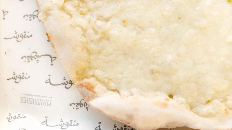 Manousheh: Jibneh - TP , 1 x $11.00
Akkawi, kashkawan, or halloum cheese melted onto our flatbread