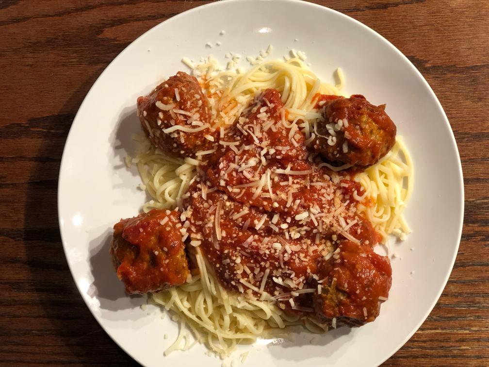 Lobstah On A Roll: Meatball Pasta, 1 x $19.90
Indulge in the savory flavor of our delicious meatballs, a versatile dish that's easy to prepare and guaranteed to satisfy your cravings. Elevate your dining experience with our mouthwatering meatballs served over pasta with our signature house marinara sauce - a true culinary delight awaits!