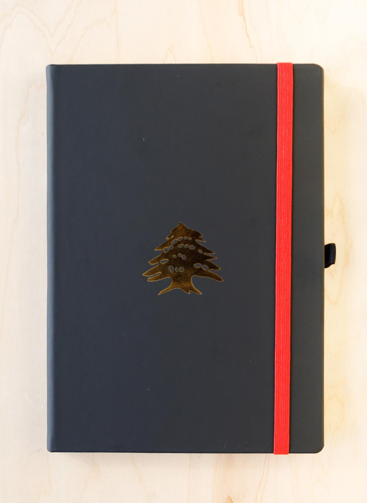 Manousheh: Cedar notebook, 1 x $18.00