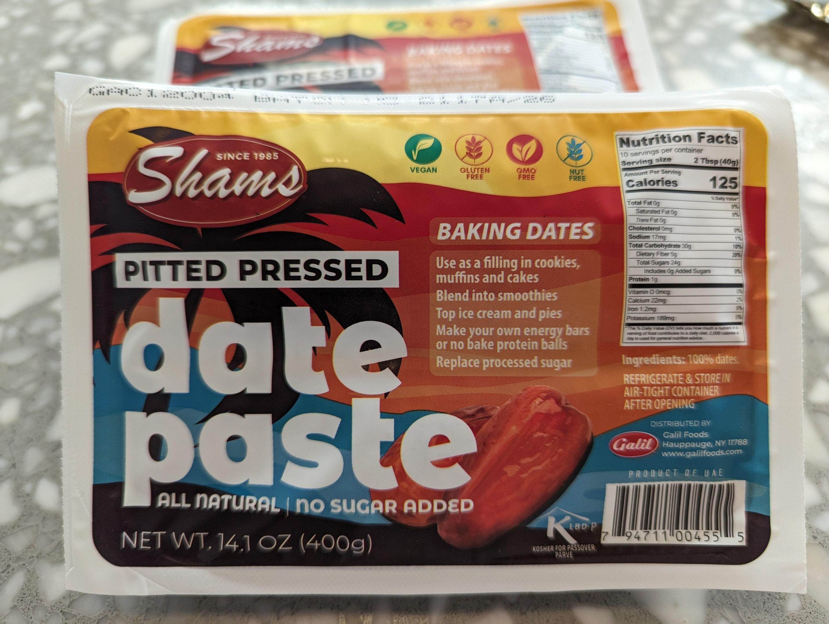 Manousheh: Date Paste, 2 x $10.00