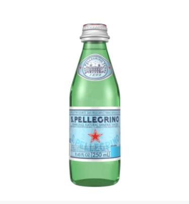 Zinneken's Belgian waffles Harvard square: Water - San Peligrino Sparkling 8.45fl - Glass, 1 x $2.50
