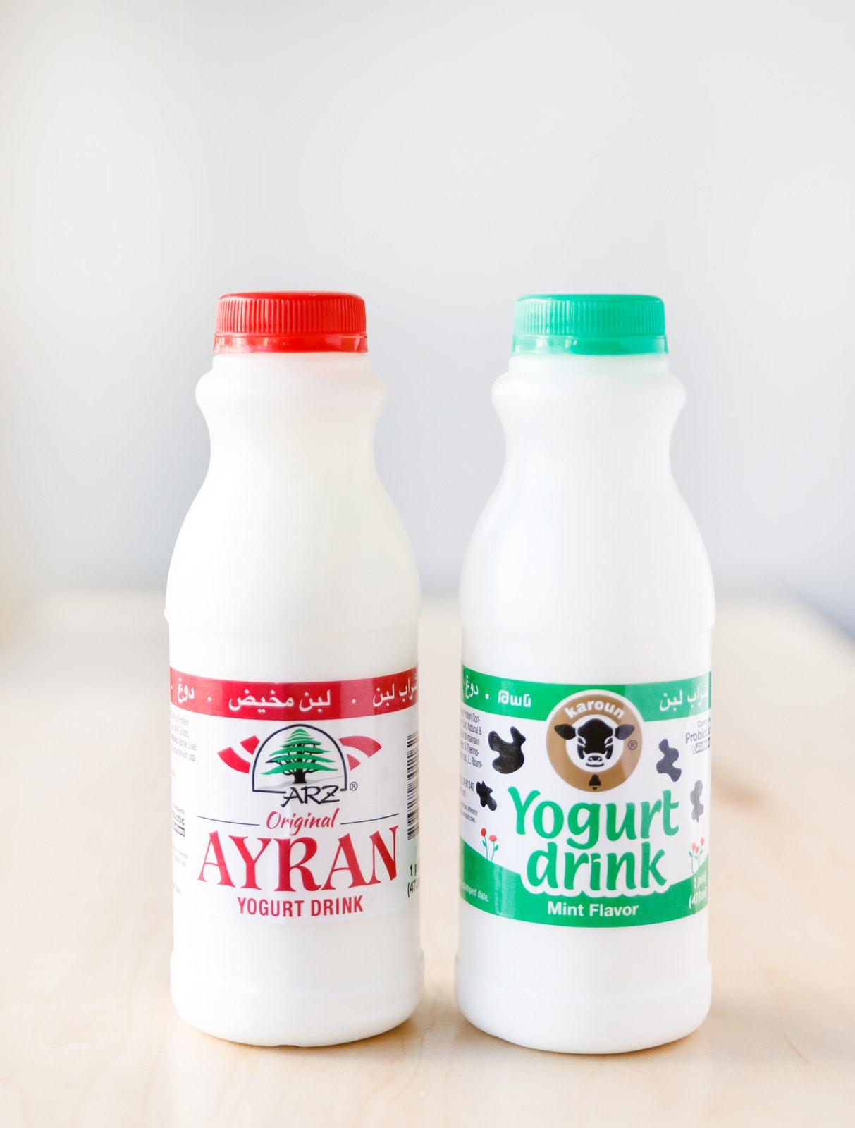 Manousheh: Ayran yogurt , 2 x $3.00
yogurt drink