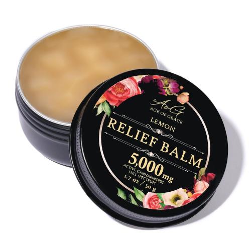Age of Grace: 5,000 mg CBD Balm (10% Concentration), Lemon, 1 x $75.00
Our 5,000mg Full-Spectrum CBD Balm delivers powerful, targeted relief for deep muscle pain, joint stiffness, and inflammation. Fast-absorbing and made with organic ingredients for clean, effective support.

Ingredients:
Organic MCT Oil
Organic Beeswax
Full Spectrum CBD, <0.3% THC, 3rd Party Tested and Certified
Organic Lemon Essential Oil

Note:
Subscriptions are scheduled for the first of the month regardless of when the first order is placed.