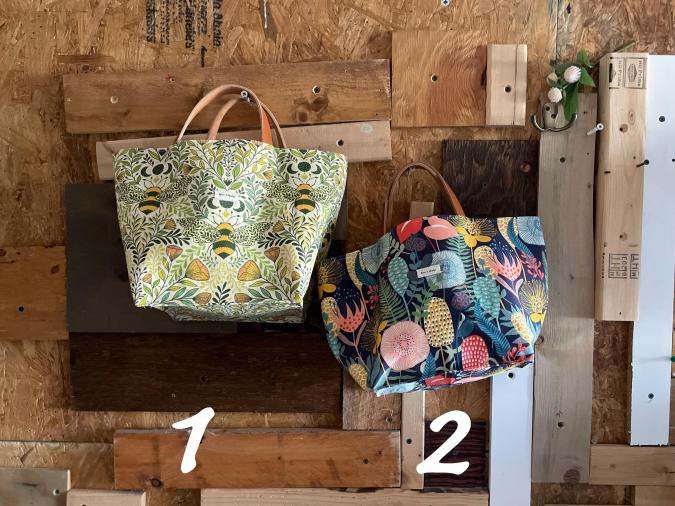 KIWI AND MOCHI: SQ - PRINT, 1 x $55.00
SQUARE TOTE. COMPACT, JUST BIG ENOUGH FOR YOUR ROMANTIC EVENING OR YOUR BUSY DAY AROUND TOWN. GREAT FOR A PROJECT BAG.
SIZE 9 INCH L X 9 INCH W X 9 INCH H. WHEN BAG IS FULLY OPENED, WIDTH IS 16 INCH.
MAGNETIC SNAP FOR EASY CLOSURE. VEGETABLE TANNED LEATHER STRAP DROP 5 INCH.
ONE INNER ZIPPERED POCKET TO HOLD YOUR VALUABLES.
ONE KEY STRAP / KEY FOB TO HOLD YOUR KEYS.
OUTER FABRIC VARIES FROM COTTON LINEN / CANVAS / JACQUARD / WOVEN. DEPENDING ON STYLE. INNER FABRIC IS COTTON CANVAS.
SPOT CLEAN ONLY.