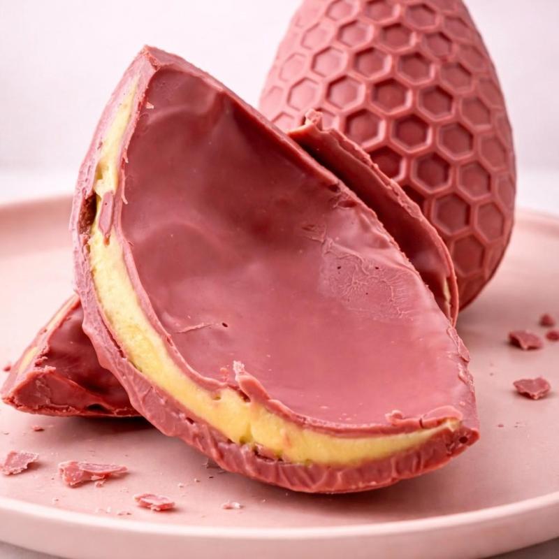 Brigadeiro Bakery: Ruby Chocolate Easter Egg with Passion Fruit, 1 x $80.00
Bright, fruity, and irresistibly elegant. 💖✨
A handmade Easter egg crafted from vibrant ruby chocolate—naturally pink with delicate berry notes—and filled with our smooth, creamy passionfruit brigadeiro.
This sweet and tangy creation delivers the perfect balance of tropical freshness and rich chocolate indulgence. Each bite melts into a silky combination of flavors that feels both refreshing and decadent—a playful twist on a classic Easter tradition.
Beautiful, unique, and full of personality, it’s the kind of treat that surprises and delights from the very first spoonful.
A perfect gift for family, friends, or yourself—because a little tropical luxury is always a good idea this Easter.
Weight: approx. 1.1 lbs / 500 g Handmade
Shelf Life: Up to 14 days refrigerated.
Important Delivery Info: We want your treats to arrive fresh, safe, and right on time. Please provide a contact name and phone number for the person available during the delivery window. This helps our team coordinate your order and ensures it arrives perfectly—no melted chocolate or missed deliveries.