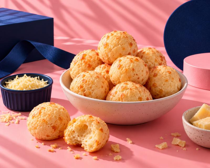 Brigadeiro Bakery: Pão de Queijo - freshly baked Brazilian cheese rolls, 1 x $7.50
Baked fresh every hour at Brigadeiro Bakery, our traditional Pão de Queijo is naturally gluten-free and made using authentic Brazilian ingredients. Each roll weighs 80g and has the perfect balance of a crispy golden exterior and a soft, cheesy center.

Available individually, by the half dozen, or by the dozen—perfect whether you're grabbing a quick snack or sharing with friends and family.

Ingredients: Parmesan, Mozzarella, Eggs, Milk, Salt, Tapioca Starch and Vegetable Oil.