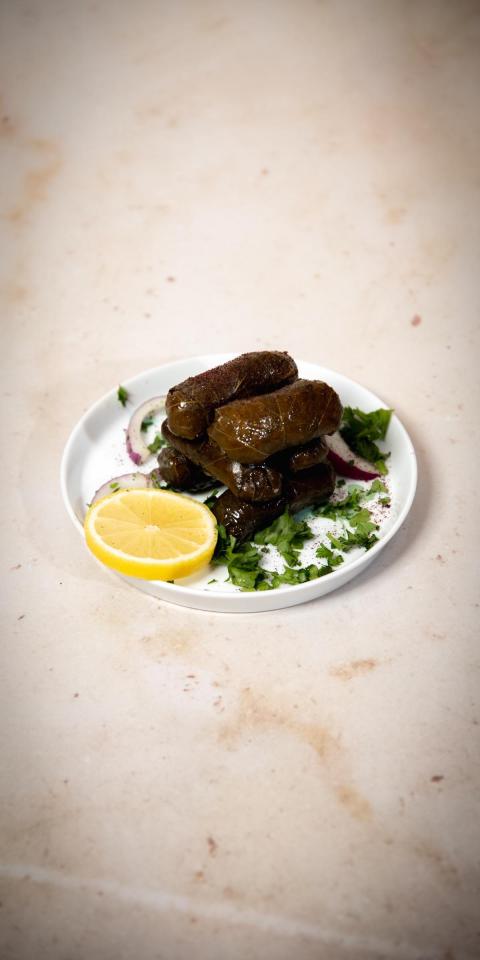 SALMA EAST VILLAGE: Warak Enab, 1 x $12.50
Stuffed grape leaves