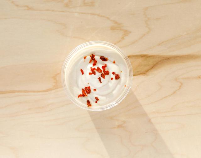 Manousheh: Side of Tahini With Robell, 2 x $2.00
