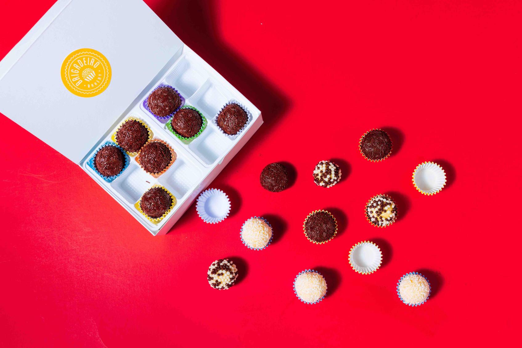 Brigadeiro Bakery: Brigadeiro Box , 1 x $30.00
Brazil's iconic treat: the most indulgent soft truffles. Choose from a variety of flavors and box sizes.