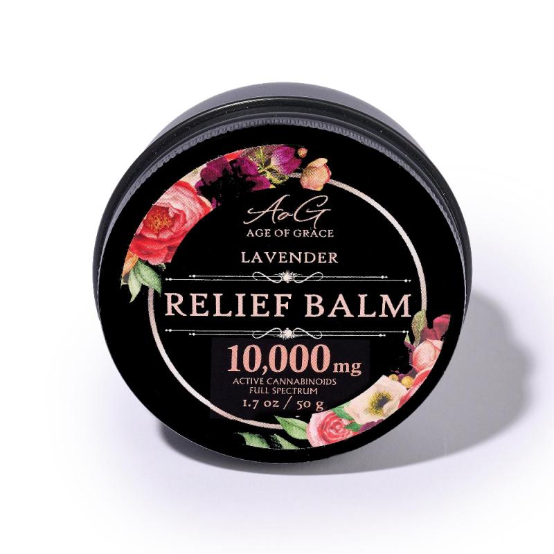 Age of Grace: 10,000 mg CBD Balm (20% Concentration), Lavender, 1 x $125.00
Looking for powerful topical relief from chronic pain, muscle aches, or inflammation?
Our High-Potency 10,000 mg CBD Balm is formulated to deliver maximum strength, fast-absorbing relief exactly where you need it. Infused with full-spectrum CBD and soothing botanicals like lavender, this balm works synergistically to ease discomfort and support recovery.

🌿 Benefits:
Targets sore muscles, joint pain, inflammation & arthritis
Extra-strength 10,000 mg CBD concentration
Non-GMO, cruelty-free, and made in small batches in the USA
Easy-to-apply balm – no mess, no residue
Fast absorption and long-lasting effects

Ideal for athletes, active individuals, and anyone seeking a natural solution to muscle and joint discomfort.

Ingredients:
Organic MCT Oil
Organic Beeswax
Full Spectrum CBD, <0.3% THC, 3rd Party Tested and Certified
Organic Lavender Oil

Note:
Subscriptions are scheduled for the first of the month regardless of when the first order is placed.