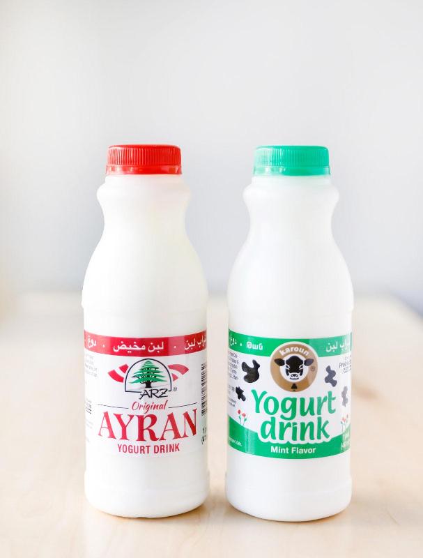 Manousheh: Ayran yogurt, 2 x $3.00
yogurt drink