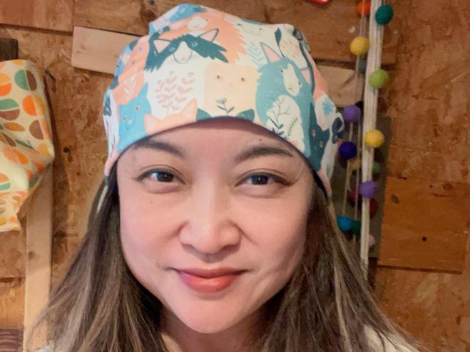 KIWI AND MOCHI: BEANIE REVERSIBLE, 1 x $25.00
REVERSIBLE BUCKET HAT