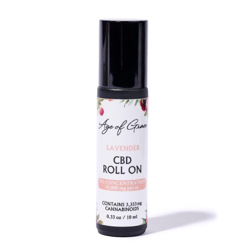 Age of Grace: Lavender CBD Roll On, 1 x $40.00
Ingredients: Organic MCT Oil, CBD, and Lavender Oil